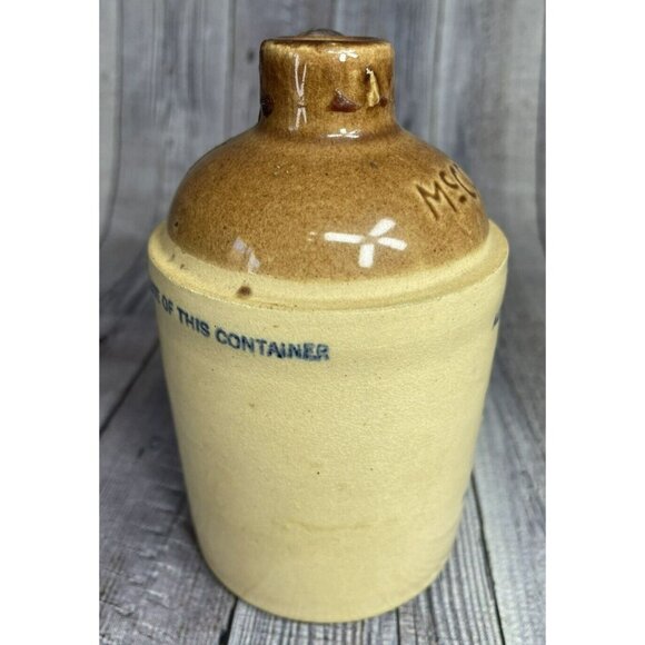 Vintage McCormick Platte Valley Corn Whiskey Stoneware Jug - Picture 5 of 8
